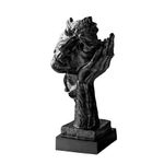 Casa si Gradina - Decoratiuni - Obiecte decorative - Accesorii decorative - Obiect decorativ Aberto Design, 100% poliester, 16 x 14 x 33 cm, negru, 565TNL1323 - Infinity.ro