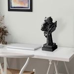 Casa si Gradina - Decoratiuni - Obiecte decorative - Accesorii decorative - Obiect decorativ Aberto Design, 100% poliester, 16 x 14 x 33 cm, negru, 565TNL1323 - Infinity.ro