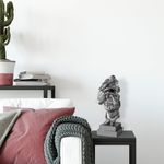 Casa si Gradina - Decoratiuni - Obiecte decorative - Accesorii decorative - Obiect decorativ Aberto Design, 100% poliester, 14 x 11 x 33 cm, argintiu, 565TNL1330 - Infinity.ro