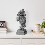 Casa si Gradina - Decoratiuni - Obiecte decorative - Accesorii decorative - Obiect decorativ Aberto Design, 100% poliester, 14 x 11 x 33 cm, argintiu, 565TNL1330 - Infinity.ro