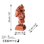 Casa si Gradina - Decoratiuni - Obiecte decorative - Accesorii decorative - Obiect decorativ Aberto Design, 100% poliester, 14 x 11 x 33 cm, cupru, 565TNL1329 - Infinity.ro