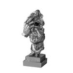 Casa si Gradina - Decoratiuni - Obiecte decorative - Accesorii decorative - Obiect decorativ Aberto Design, 100% poliester, 14 x 11 x 33 cm, argintiu, 565TNL1330 - Infinity.ro