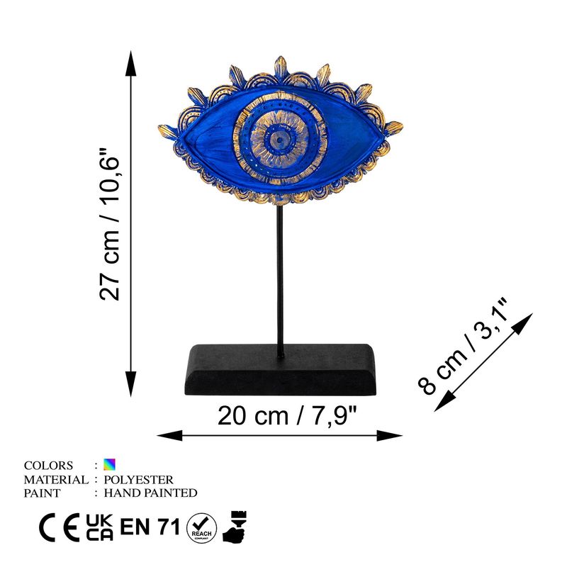 Casa si Gradina - Decoratiuni - Obiecte decorative - Accesorii decorative - Obiect decorativ Aberto Design, 100% poliester, 20 x 8 x 27 cm, multicolor, 565TNL1382 - Infinity.ro