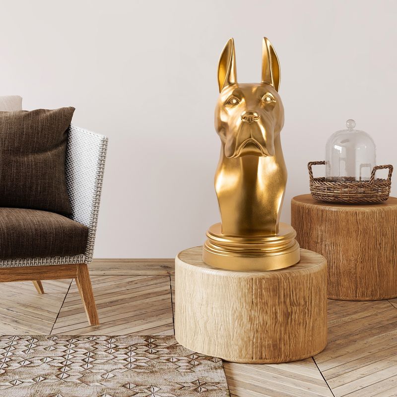 Casa si Gradina - Decoratiuni - Obiecte decorative - Accesorii decorative - Obiect decorativ Aberto Design, 100% poliester, auriu, 565TNL1422 - Infinity.ro