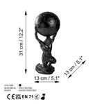 Casa si Gradina - Decoratiuni - Obiecte decorative - Accesorii decorative - Obiect decorativ Aberto Design, 100% poliester, 13 x 13 x 31 cm, negru, 565TNL1359 - Infinity.ro
