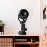Casa si Gradina - Decoratiuni - Obiecte decorative - Accesorii decorative - Obiect decorativ Aberto Design, 100% poliester, 13 x 13 x 31 cm, negru, 565TNL1359 - Infinity.ro