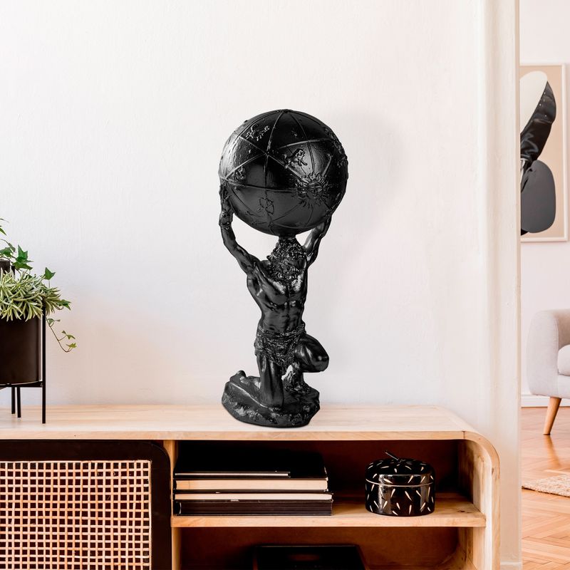 Casa si Gradina - Decoratiuni - Obiecte decorative - Accesorii decorative - Obiect decorativ Aberto Design, 100% poliester, 13 x 13 x 31 cm, negru, 565TNL1359 - Infinity.ro