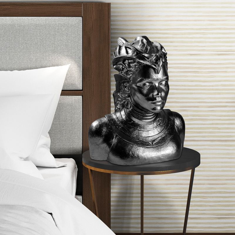 Casa si Gradina - Decoratiuni - Obiecte decorative - Accesorii decorative - Obiect decorativ Aberto Design, 100% poliester, 35 x 32 x 42 cm, negru, 565TNL1367 - Infinity.ro