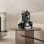 Casa si Gradina - Decoratiuni - Obiecte decorative - Accesorii decorative - Obiect decorativ Aberto Design, 100% poliester, 35 x 32 x 42 cm, negru, 565TNL1367 - Infinity.ro