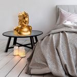 Casa si Gradina - Decoratiuni - Obiecte decorative - Accesorii decorative - Obiect decorativ Aberto Design, 100% poliester, 35 x 32 x 42 cm, auriu, 565TNL1364 - Infinity.ro