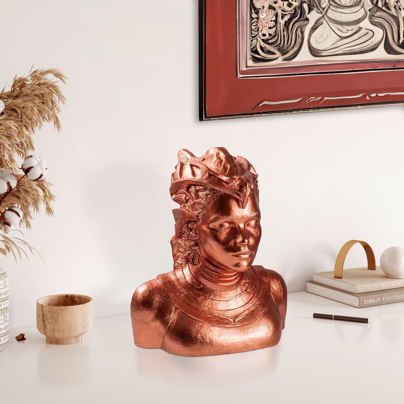 Casa si Gradina - Decoratiuni - Obiecte decorative - Accesorii decorative - Obiect decorativ Aberto Design, 100% poliester, 35 x 32 x 42 cm, cupru, 565TNL1365 - Infinity.ro