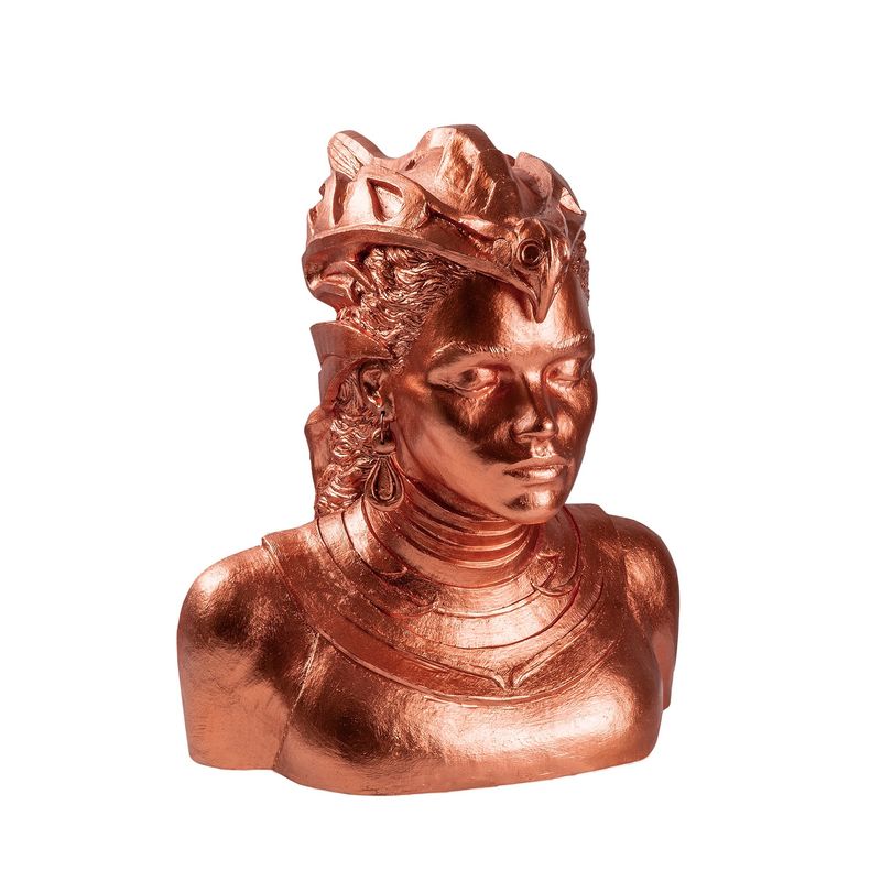 Casa si Gradina - Decoratiuni - Obiecte decorative - Accesorii decorative - Obiect decorativ Aberto Design, 100% poliester, 35 x 32 x 42 cm, cupru, 565TNL1365 - Infinity.ro