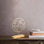 Casa si Gradina - Decoratiuni - Obiecte decorative - Accesorii decorative - Obiect decorativ Aberto Design, metal, 28 x 40 x 4 cm, auriu, 565TNL1103 - Infinity.ro