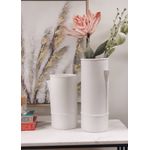 Casa si Gradina - Decoratiuni - Obiecte decorative - Vaze si boluri decorative - Vază Aberto Design, ceramică, 19 x 16 x 31 cm, alb, 742TMA4911 - Infinity.ro