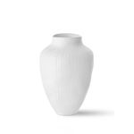 Casa si Gradina - Decoratiuni - Obiecte decorative - Vaze si boluri decorative - Vază Aberto Design, ceramică, 27 x 27 x 41 cm, alb, 742TMA4871 - Infinity.ro