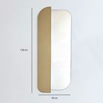 Casa si Gradina - Decoratiuni - Oglinzi - Oglindă Hanah Home, MDF, 50 x 130 cm, argintiu/bronzie, 552NOS2584 - Infinity.ro