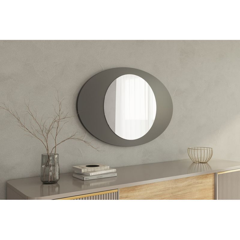 Casa si Gradina - Decoratiuni - Oglinzi - Oglindă Hanah Home, MDF, 60 x 2.2 x 90 cm, antracit, 116SAM1226 - Infinity.ro