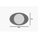 Casa si Gradina - Decoratiuni - Oglinzi - Oglindă Hanah Home, MDF, 60 x 2.2 x 90 cm, antracit, 116SAM1226 - Infinity.ro