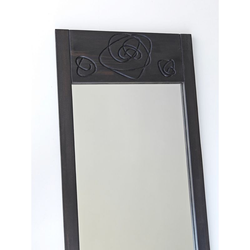 Casa si Gradina - Decoratiuni - Oglinzi - Oglindă cheval Hanah Home, ramă din lemn masiv de pin, 55 x 2 x 155 cm, antracit, 552NOS2349 - Infinity.ro