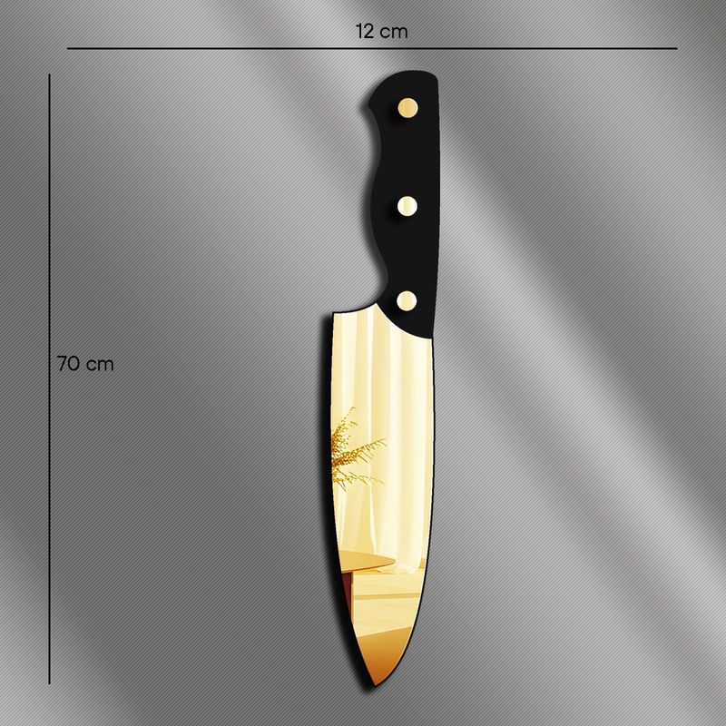 Casa si Gradina - Decoratiuni - Oglinzi - Oglindă decorativă Wallxpert, sticlă, 12 x 70 cm, auriu, 587MRX1130 - Infinity.ro