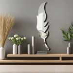 Casa si Gradina - Decoratiuni - Oglinzi - Oglindă decorativă Wallxpert, sticlă, 18 x 65 cm, argintiu, 587MRX1118 - Infinity.ro