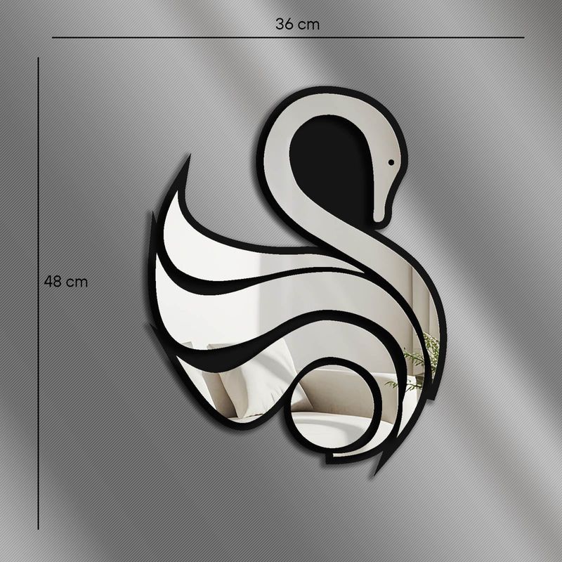 Casa si Gradina - Decoratiuni - Oglinzi - Oglindă decorativă Wallxpert, sticlă, 36 x 48 cm, argintiu, 587MRX1121 - Infinity.ro