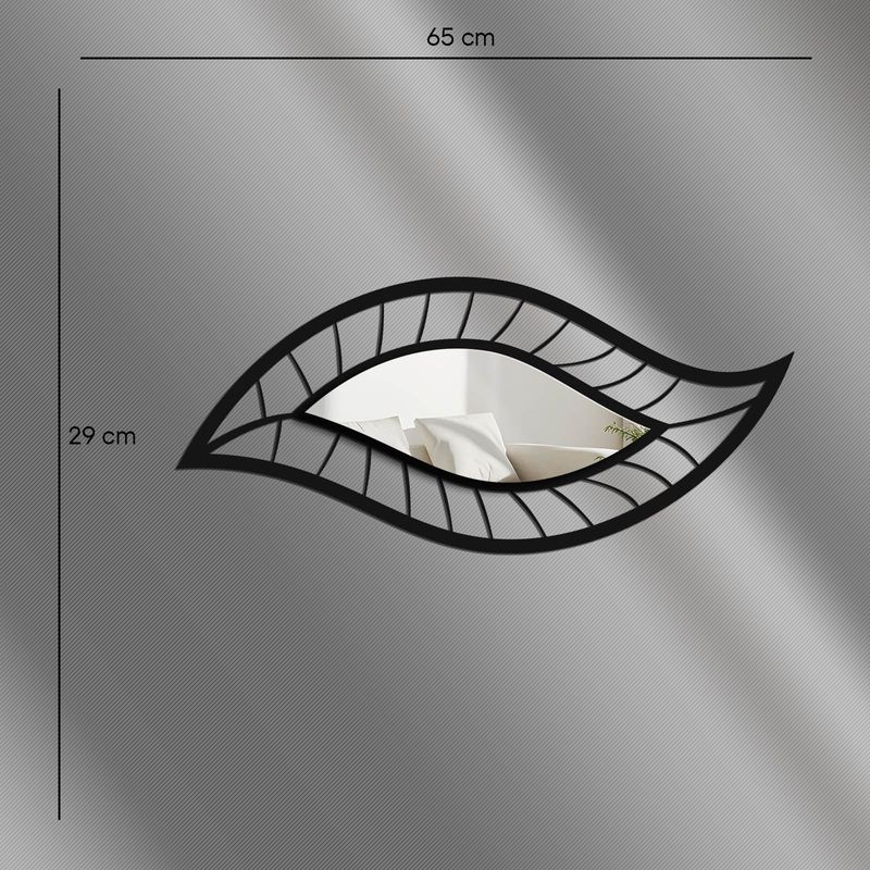 Casa si Gradina - Decoratiuni - Oglinzi - Oglindă decorativă Wallxpert, sticlă, 65 x 29 cm, argintiu, 587MRX1108 - Infinity.ro