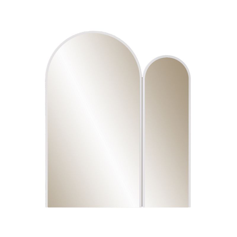 Casa si Gradina - Decoratiuni - Oglinzi - Oglindă decorativă Hanah Home, MDF, 2 x 60 x 73 cm, alb, 552NOS1233 - Infinity.ro