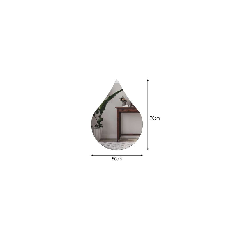 Casa si Gradina - Decoratiuni - Oglinzi - Oglindă Hanah Home, MDF, 50 x 2.2 x 70 cm, negru, 116SAM1240 - Infinity.ro