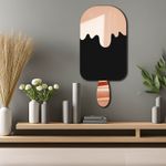 Casa si Gradina - Decoratiuni - Oglinzi - Oglindă decorativă Wallxpert, sticlă, 27 x 60 cm, roz auriu, 587MRX1215 - Infinity.ro