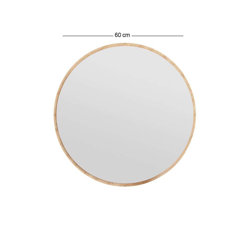 Casa si Gradina - Decoratiuni - Oglinzi - Oglindă Hanah Home, MDF, 60 x 2.2 x 60 cm, marble, 116SAM1233 - Infinity.ro