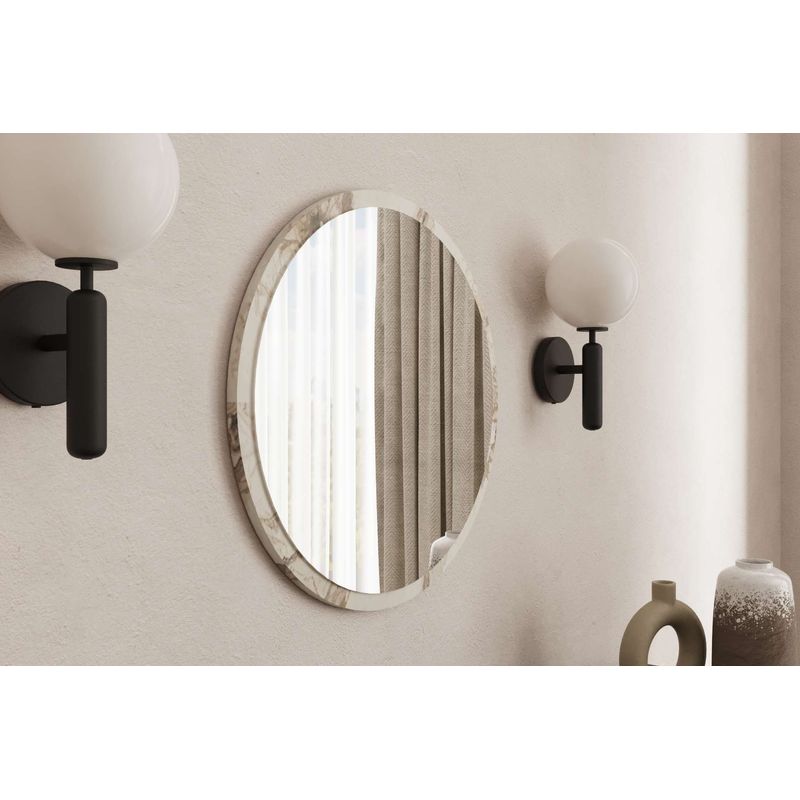 Casa si Gradina - Decoratiuni - Oglinzi - Oglindă Hanah Home, MDF, 60 x 2.2 x 60 cm, marble, 116SAM1233 - Infinity.ro