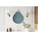 Casa si Gradina - Decoratiuni - Oglinzi - Oglindă Hanah Home, MDF, 50 x 2.2 x 70 cm, negru, 116SAM1240 - Infinity.ro
