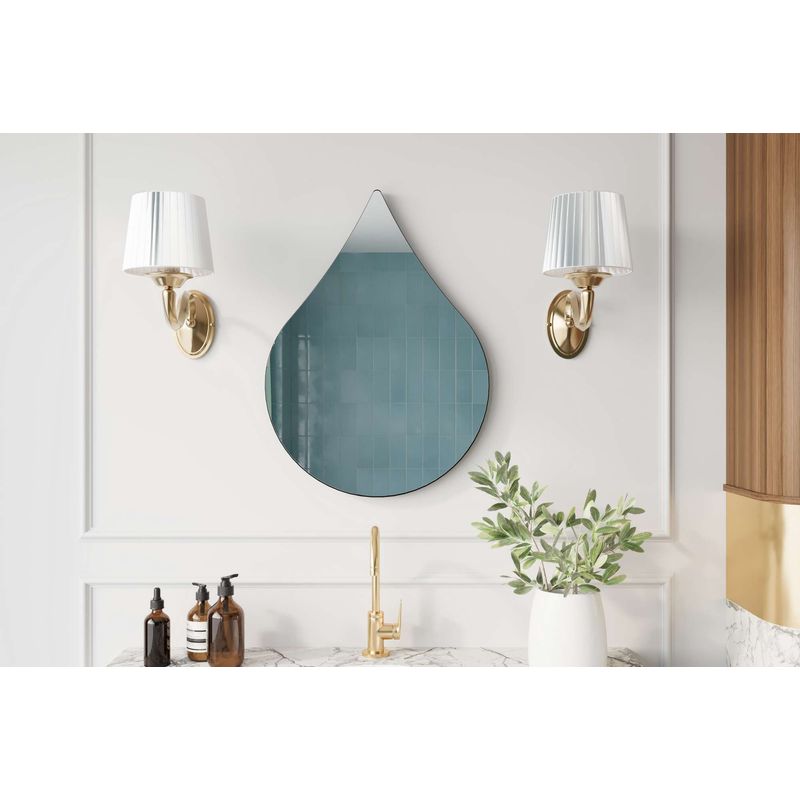 Casa si Gradina - Decoratiuni - Oglinzi - Oglindă Hanah Home, MDF, 50 x 2.2 x 70 cm, negru, 116SAM1240 - Infinity.ro