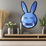 Casa si Gradina - Decoratiuni - Oglinzi - Oglindă decorativă Wallxpert, sticlă, 30 x 49 cm, albastru, 587MRX1176 - Infinity.ro