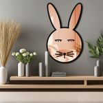 Casa si Gradina - Decoratiuni - Oglinzi - Oglindă decorativă Wallxpert, sticlă, 30 x 49 cm, roz auriu, 587MRX1216 - Infinity.ro