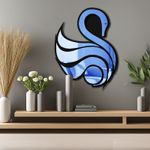 Casa si Gradina - Decoratiuni - Oglinzi - Oglindă decorativă Wallxpert, sticlă, 36 x 48 cm, albastru, 587MRX1183 - Infinity.ro