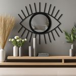 Casa si Gradina - Decoratiuni - Oglinzi - Oglindă decorativă Wallxpert, sticlă, 48 x 45 cm, fumuriu, 587MRX1159 - Infinity.ro