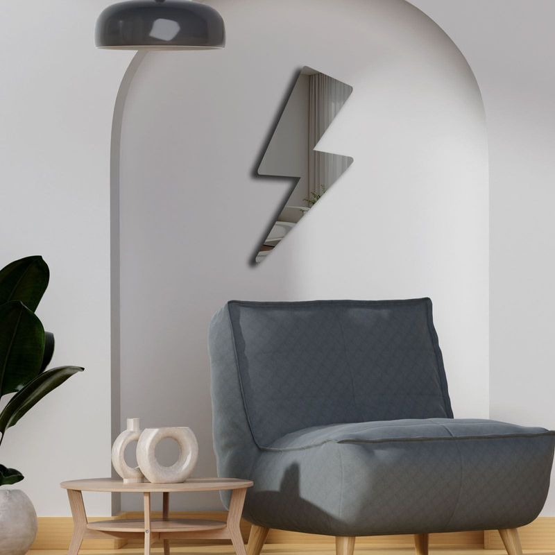 Casa si Gradina - Decoratiuni - Oglinzi - Oglindă decorativă Wallxpert, sticlă, 29 x 60 cm, fumuriu, 587MRX1143 - Infinity.ro