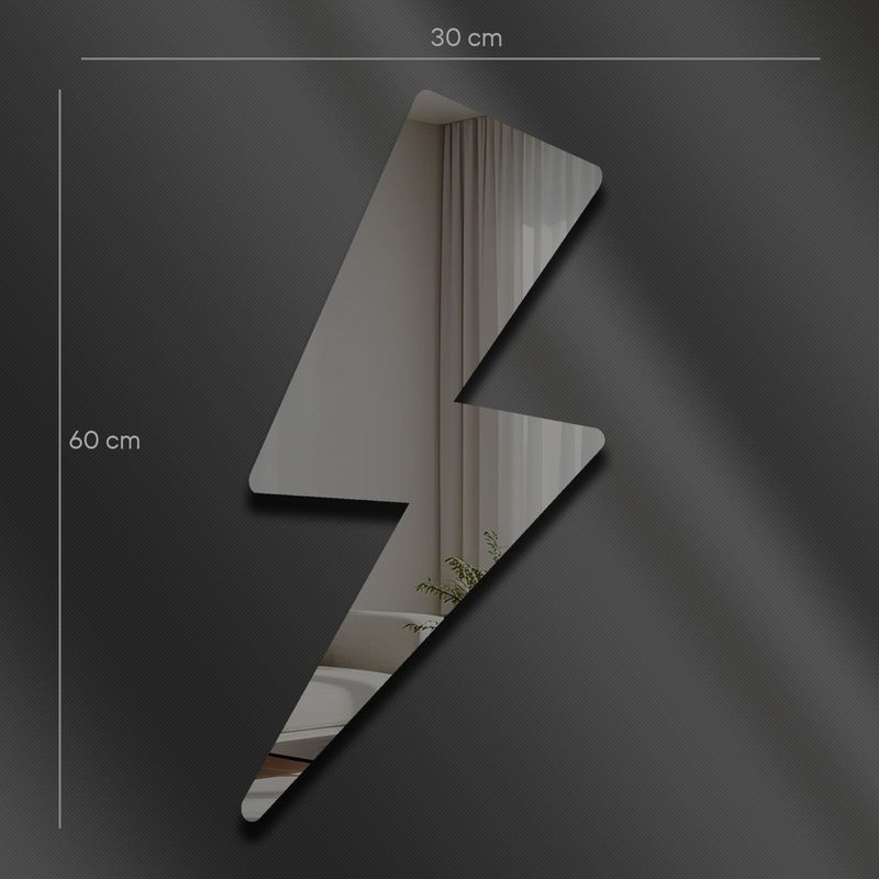 Casa si Gradina - Decoratiuni - Oglinzi - Oglindă decorativă Wallxpert, sticlă, 29 x 60 cm, fumuriu, 587MRX1143 - Infinity.ro