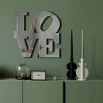 Casa si Gradina - Decoratiuni - Oglinzi - Oglindă decorativă Wallxpert, sticlă, 47 x 48 cm, fumuriu, 587MRX1145 - Infinity.ro