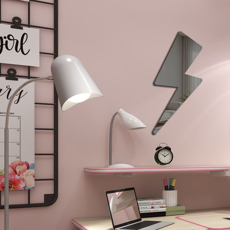 Casa si Gradina - Decoratiuni - Oglinzi - Oglindă decorativă Wallxpert, sticlă, 29 x 60 cm, fumuriu, 587MRX1143 - Infinity.ro