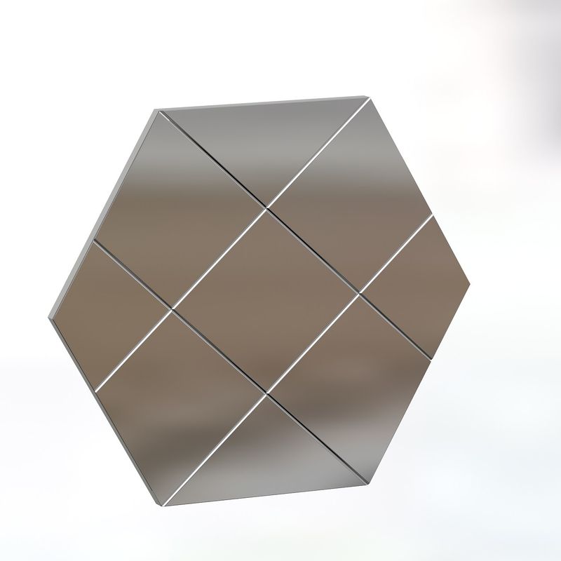 Casa si Gradina - Decoratiuni - Oglinzi - Oglindă Hanah Home, MDF, 70 x 2.2 x 60 cm, alb, 116SAM1122 - Infinity.ro
