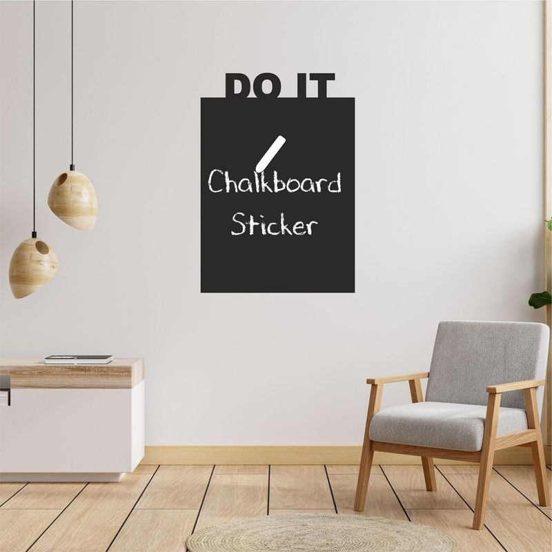 Casa si Gradina - Decoratiuni - Stickere decorative - Sticker decorativ perete Wallxpert, 40 x 60 cm, negru, 740ELB1106 - Infinity.ro