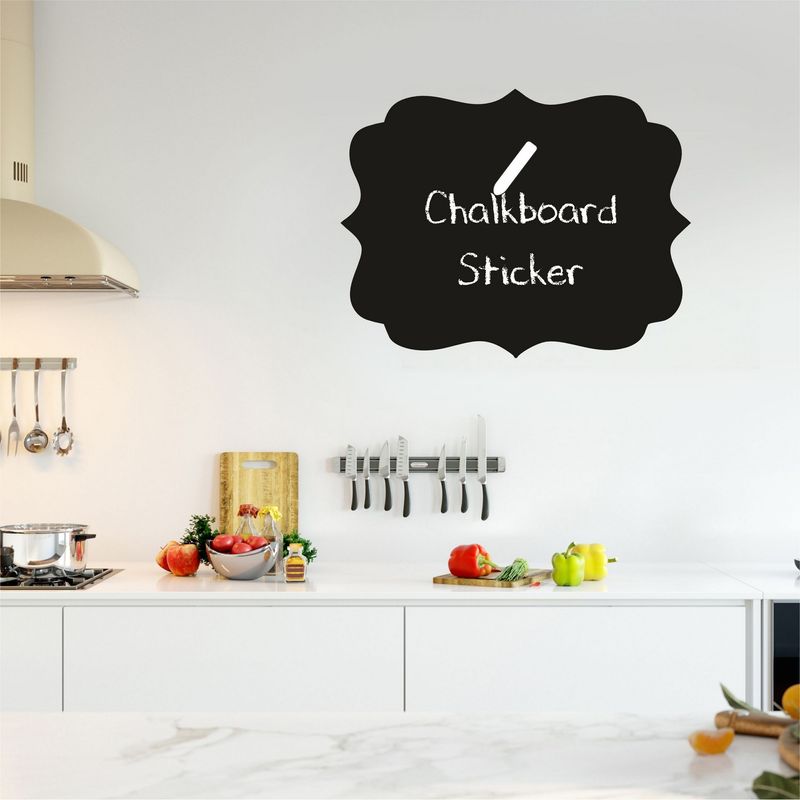 Casa si Gradina - Decoratiuni - Stickere decorative - Sticker decorativ perete Wallxpert, 60 x 50 cm, negru, 740ELB1103 - Infinity.ro