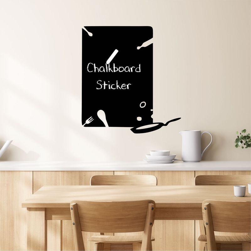 Casa si Gradina - Decoratiuni - Stickere decorative - Sticker decorativ perete Wallxpert, 65 x 70 cm, negru, 740ELB1109 - Infinity.ro