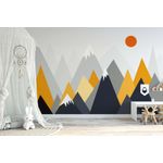 Casa si Gradina - Decoratiuni - Stickere decorative - Pictură perete Wallxpert, 400 x 270 cm, multicolor, 740ELB1320 - Infinity.ro