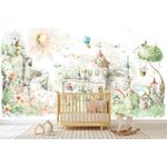 Casa si Gradina - Decoratiuni - Stickere decorative - Sticker decorativ perete Wallxpert, 100 x 100 cm, multicolor, 740ELB1187 - Infinity.ro
