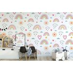 Casa si Gradina - Decoratiuni - Stickere decorative - Sticker decorativ perete Wallxpert, 100 x 100 cm, multicolor, 740ELB1151 - Infinity.ro