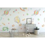 Casa si Gradina - Decoratiuni - Stickere decorative - Sticker decorativ perete Wallxpert, 100 x 100 cm, multicolor, 740ELB1145 - Infinity.ro